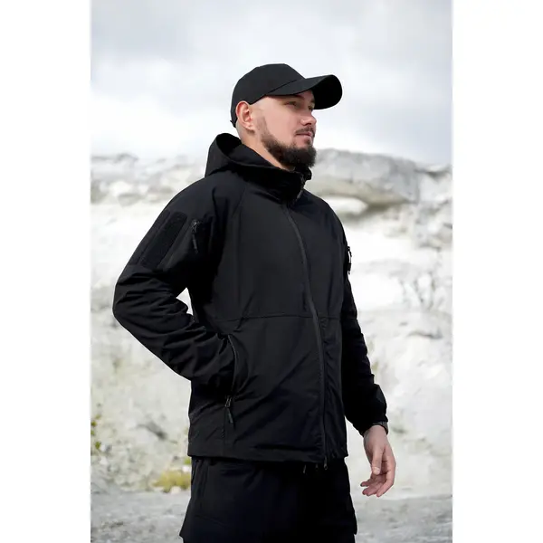 Tactical Jacket Militex 4WSTRETCH Black S Tactical Jacket Militex 4WSTRETCH Black S