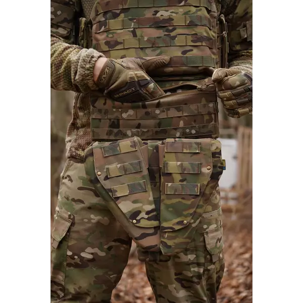 Бронежилет L с баллистическим пакетом Militex 1 класс защиты Мультикам