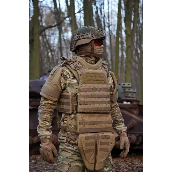 Бронежилет M з балістичним пакетом Militex 1 клас захисту Койот