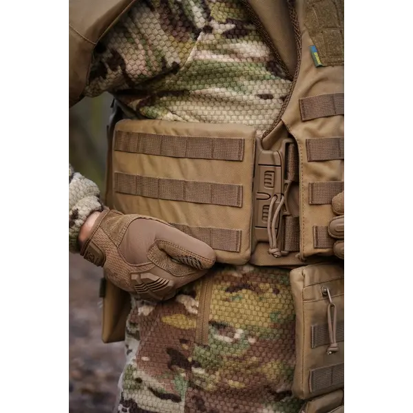 Бронежилет M з балістичним пакетом Militex 1 клас захисту Койот