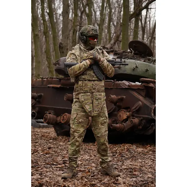 Бронежилет Militex L с баллистическим пакетом Militex 1 класс защиты Cordura original USA Мультикам