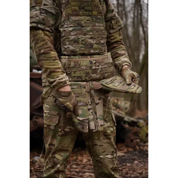 Бронежилет Militex L с баллистическим пакетом Militex 1 класс защиты Cordura original USA Мультикам