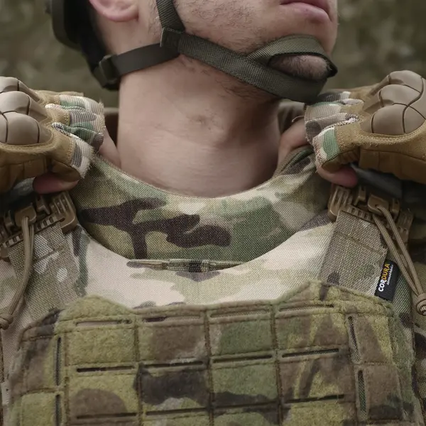 Бронежилет Militex L с баллистическим пакетом Militex 1 класс защиты Cordura original USA Мультикам
