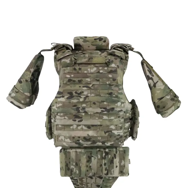 Бронежилет Militex L с баллистическим пакетом Militex 1 класс защиты Cordura original USA Мультикам
