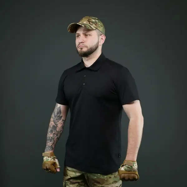 Поло Militex трикотаж ARNO Black