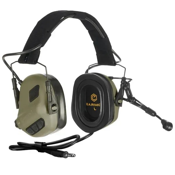 Наушники Активные Earmor M32 PLUS + крепление на каску Earmor M11