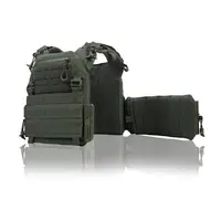 Комплект №5: Плитоноска Kiborg GU gen.2 Хакі з балістичним захистом Militex (2 клас захисту) та бронеплитами