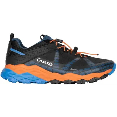 Літнє трекінгові кросівки AKU FlyRock GTX (Чорний/Синій) з Gore-Tex і Vibram