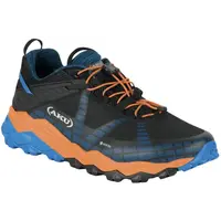 Летние трекинговые кроссовки AKU FlyRock GTX (Черный/Синий) с Gore-Tex и Vibram