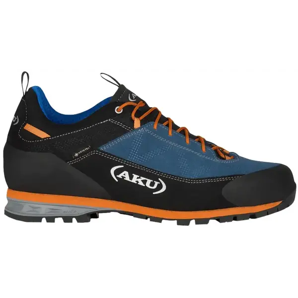 Кросівки трекінгові AKU Link GTX синьо-помаранчеві демісезонні з мембраною Gore-Tex