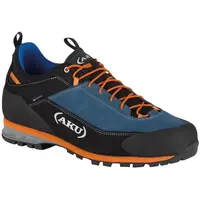 Кроссовки трекинговые AKU Link GTX сине-оранжевые демисезонные с мембраной Gore-Tex
