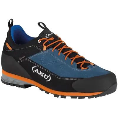 Кросівки трекінгові AKU Link GTX синьо-помаранчеві демісезонні з мембраною Gore-Tex