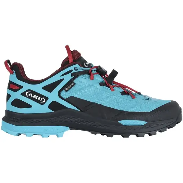 Чоловічі трекінгові кросівки AKU Rocket DFS GTX для гірських походів, чорні з бірюзовим