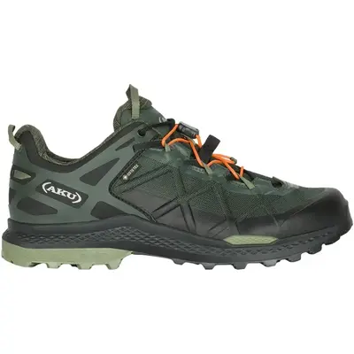 Чоловічі трекінгові кросівки AKU Rocket DFS GTX для гірських походів, зелені з чорним