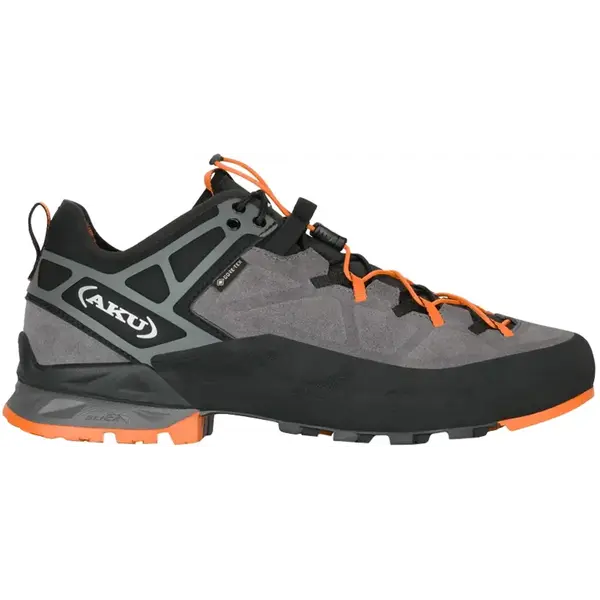 Трекінгові кросівки AKU Rock DFS II GTX Gore-Tex для підходів і туризму, сірий/помаранчевий