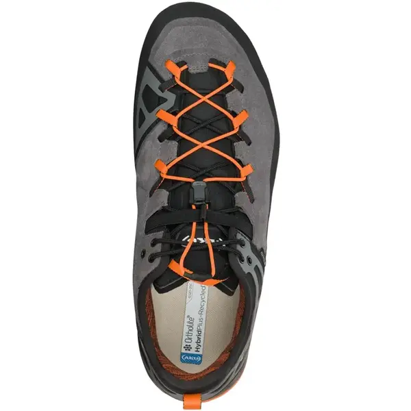 Трекінгові кросівки AKU Rock DFS II GTX Gore-Tex для підходів і туризму, сірий/помаранчевий