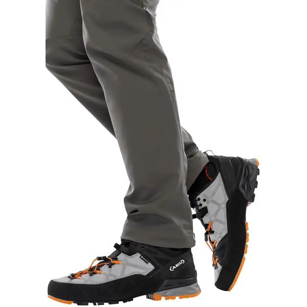 Трекінгові кросівки AKU Rock DFS II GTX Gore-Tex для підходів і туризму, сірий/помаранчевий