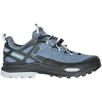 Женские трекинговые кроссовки AKU Rocket DFS GTX Gore-Tex для горных походов, светло-серые.