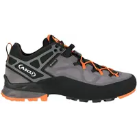 Женские трекинговые кроссовки AKU Rock DFS II GTX Gore-Tex для походов и подходов, серый/оранжевый