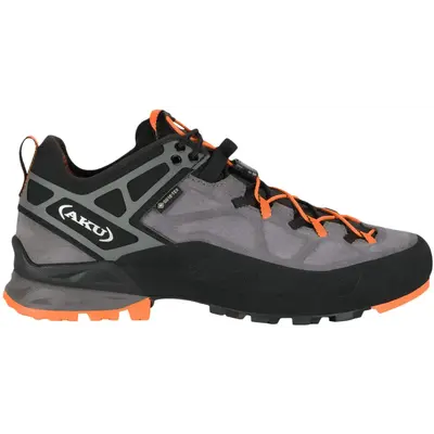 Жіночі трекінгові кросівки AKU Rock DFS II GTX Gore-Tex для походів та підходів, сірий/помаранчевий