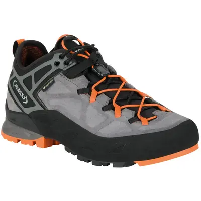 Жіночі трекінгові кросівки AKU Rock DFS II GTX Gore-Tex для походів та підходів, сірий/помаранчевий