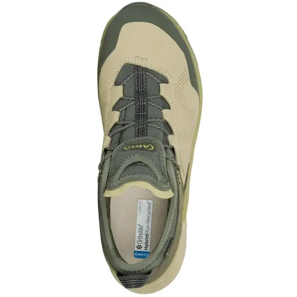 Чоловічі кросівки AKU Omnia V-Light GTX для хайкінгу та міста, бежево-зелені