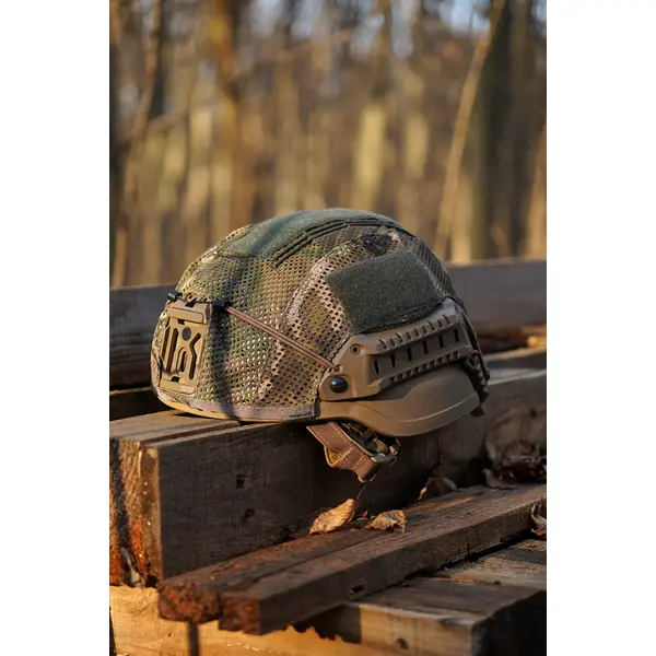 Баллистический шлем Sestan-Busch Helmet Coyote MID CUT + кавер