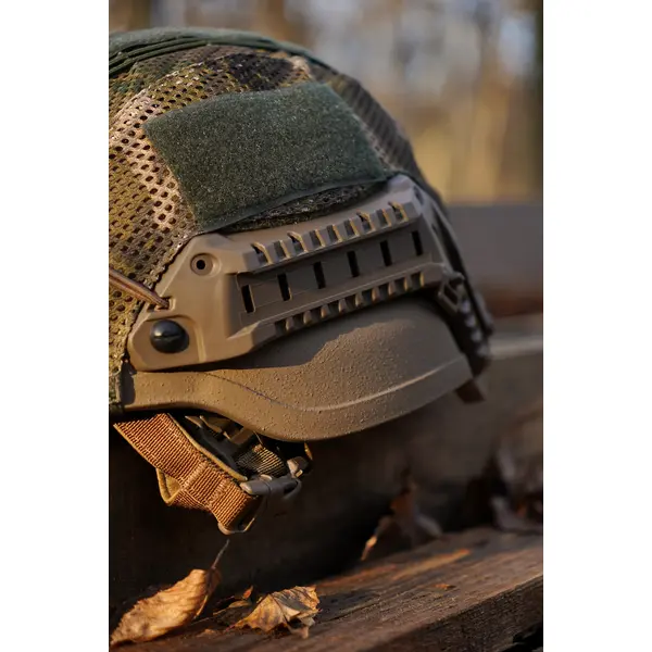 Баллистический шлем Sestan-Busch Helmet Coyote MID CUT + кавер