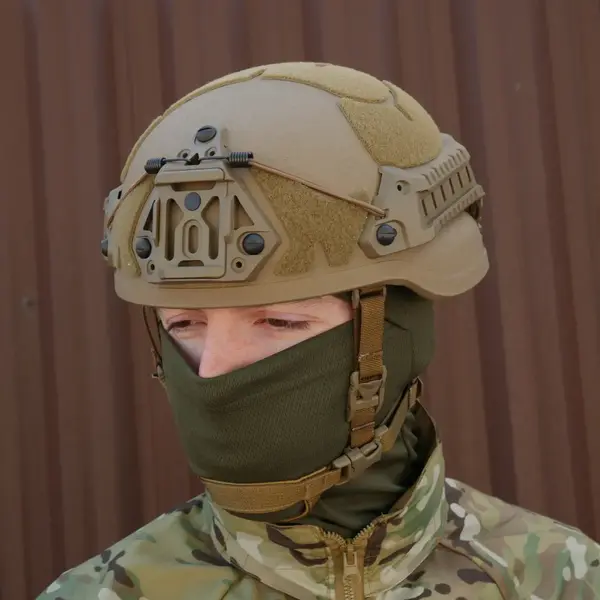 Балістичний шолом Sestan-Busch Helmet Coyote XL MID CUT + кавер