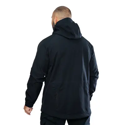 Куртка темно-синя SoftShell Stalker з мікрофлісом