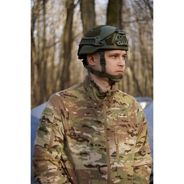 Балістичний шолом Sestan-Busch Helmet Olive MID CUT +  кавер