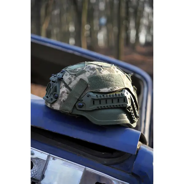 Балістичний шолом Sestan-Busch Helmet Olive MID CUT +  кавер