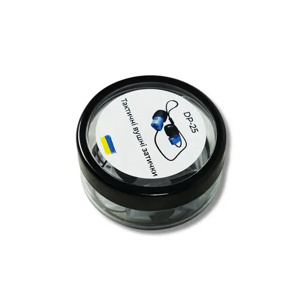 Тактические ушные затычки с искусственной барабанной перепонкой DEFENSE PLUG 25DB