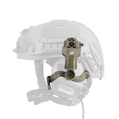 Крепление Чебурашки для активных наушников EARMOR койот (Ops core arc & team wendy)