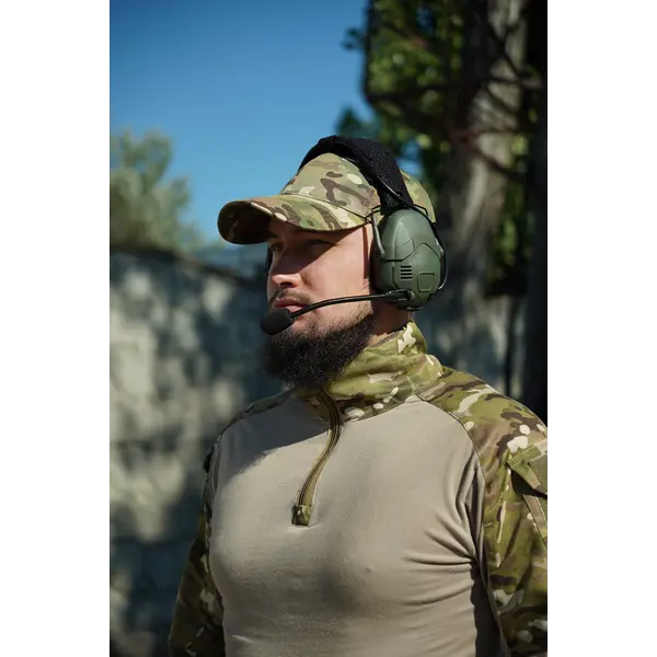 Тактические активные наушники HD-16 Olive