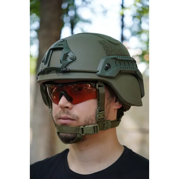 Шолом MICH 2000 Helmet PE NIJ IIIA хакі M