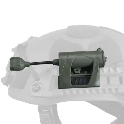 Тактический фонарик на шлем с креплением MPLS CHARGE CR123A Хаки