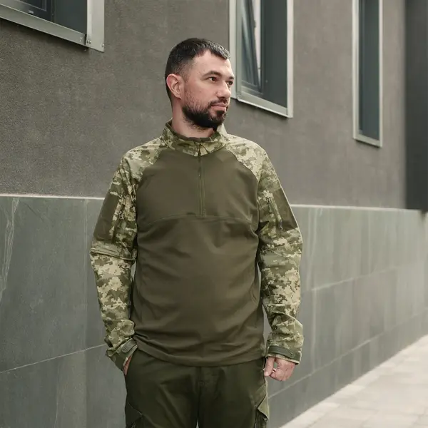 Боевая рубашка CM Raid 2.0 Rip-Stop CVC/Coolpass Air 2.0 MM14/Оливка (7086), XXXL