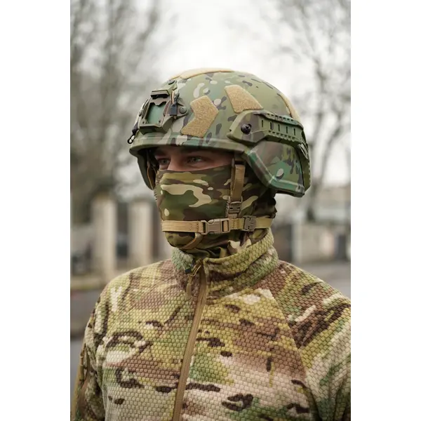 Баллистический шлем MICH 2000 Helmet PE NIJ IIIA мультикам L