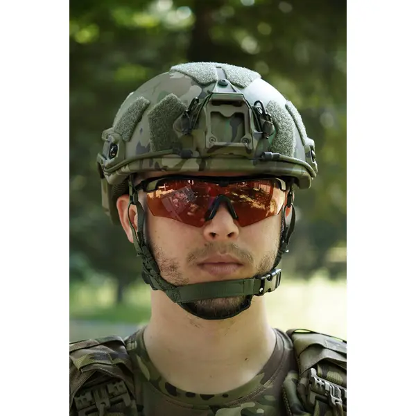 Балістичний шолом покращений FAST PE GEN III AGGRESSIVE Multicam M, L