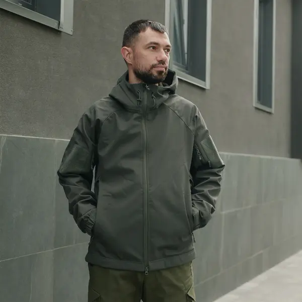 Stalker SoftShell Jacket Olive (7225), XL Stalker SoftShell Jacket Olive (7225), XL