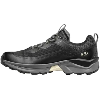 Трекинговые кроссовки Garmont 9.81 Engage GTX с мембраной Gore-Tex, черные со светло-серым