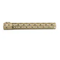 Цівка кругла алюмінієва Free-Float M-LOK для AR-15 15″ Церакот койот