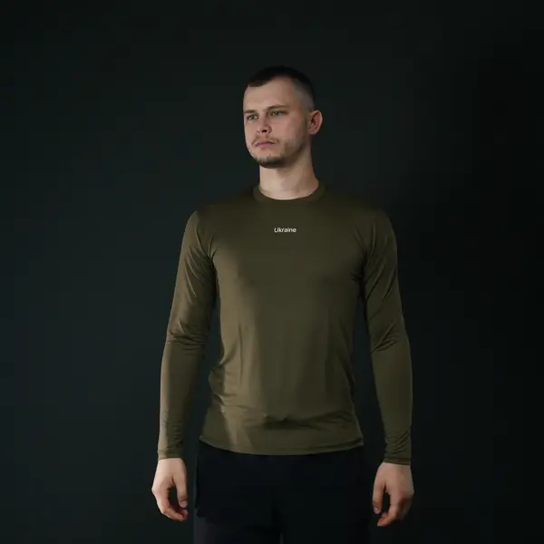 Лонгслив CoolTouch Олива Ukraine (7342), XXL