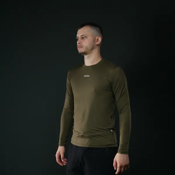 Лонгслив CoolTouch Олива Ukraine (7342), XXL