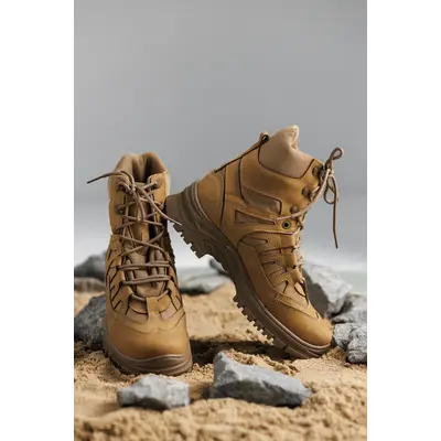 Тактичні Берці Undolini Крейзі USA Койот Air-Tex Нубук Tactical