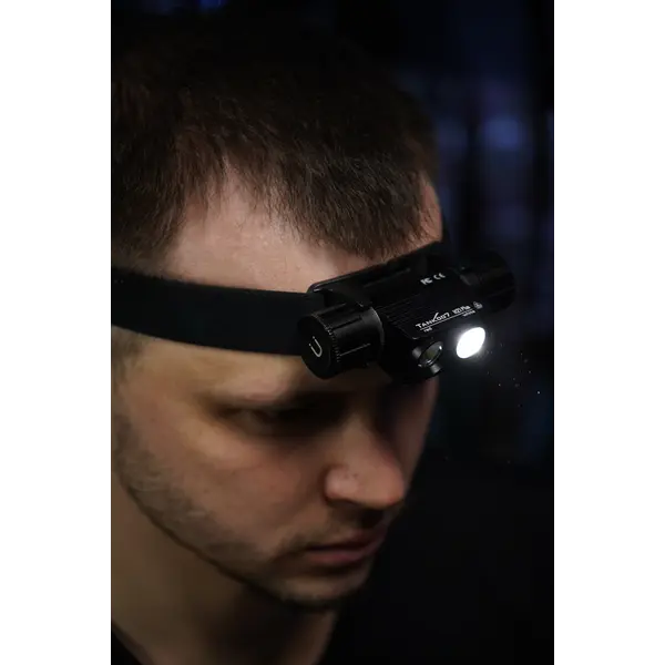 Налобний тактичний ліхтар Tank007 H21 plus
