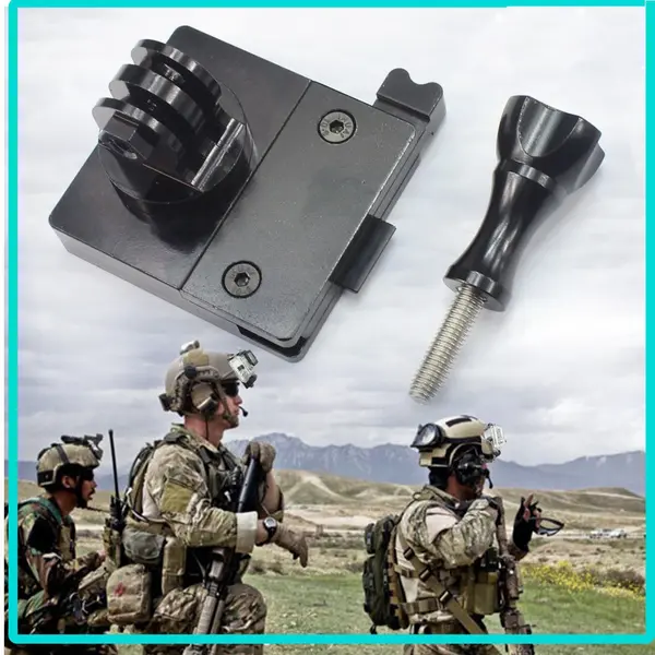 NVG тактичне кріплення на шолом для екшн-камери | металевий адаптер NVG | Picatinny/шоломна платформа