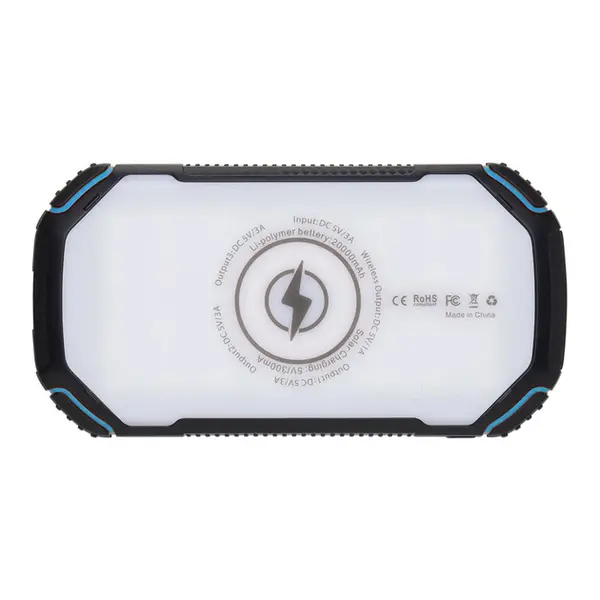 Повербанк із сонячною панеллю КВАНТ WSC31 20000mAh (Синій)