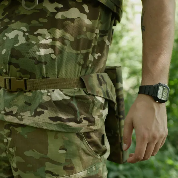 Каремат-сидушка Kiborg с баллистическим пакетом 2 класс защиты Militex 20mm Cordura Multicam